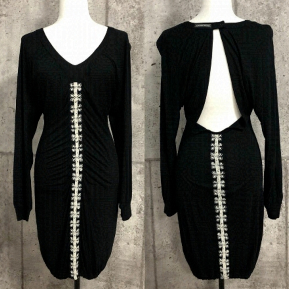 Jean Paul Gaultier Bodycon Open Back Long Sleeve